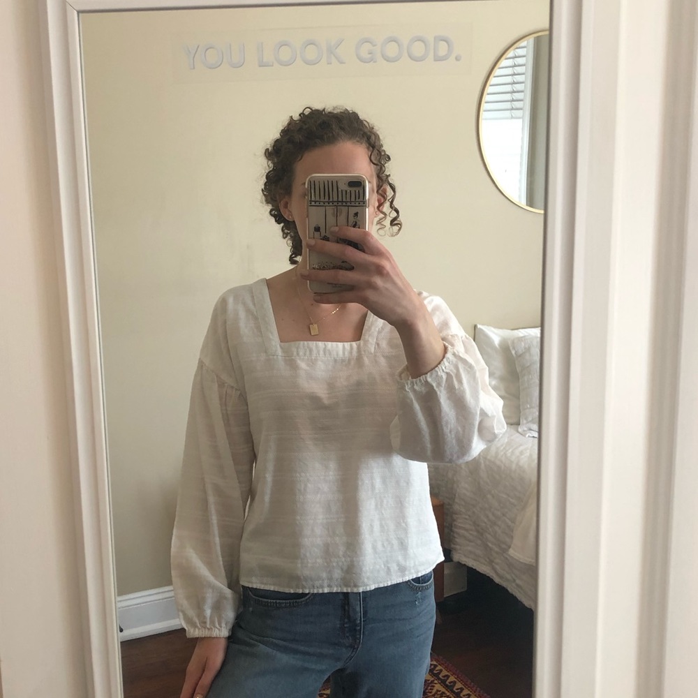 ABLE white blouse - Picture 1 of 9